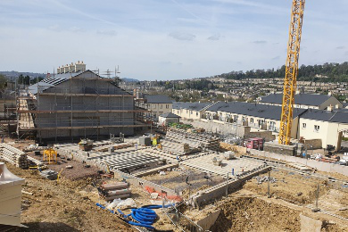 Housing estate development finance